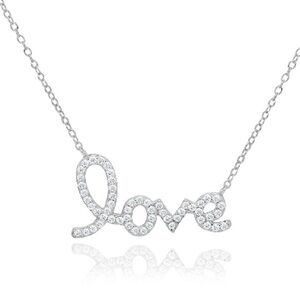 Zirconia Love Necklace